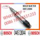 Diesel spare parts boschs common rail fuel injector 0445120044 for MAN truck TGA-24-480