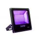30W 395NM LED Flood Light UV Curing Light , LED Blacklight Reflector For Curing