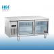 Low Noise Kitchen Storage Refrigerator With R600A Refrigerant And Glass Door