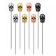 Stainless Steel Fruit Skewer Stick Fork Bar Tools Creative Skeleton Shape Fruit Needle