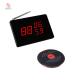 Restaurant remote wireless waiter service paging system digital display with slim call button