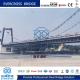 Rope Prefabricated Steel Cable Suspension Bridge Large Spans OEM