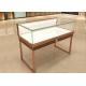 Multifunction Commercial Jewelry Display Cases Glass Top With Drawer Board