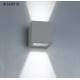 CE Certification 400lm Outdoor LED Wall Lights 2 * 3W LED Outside Wall Lights