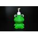 Green Frog Character Customized Cartoon Shampoo Bottle 6 Inch For Home 