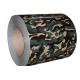 Wooden Patten Printed Steel Military Prepainted Galvanized Steel Coil Custom Width