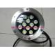36W Warm White Outdoor LED Underwater Fountain Lights IP68 With Stand 160mm Diameter