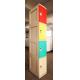 ABS Material 5 Tier Lockers Corrosion Proof Shoe Storage Lockers For Employees