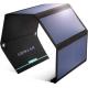 28W Foldable Solar Panels Charger Handbag For Camping 11.1x 6.3x 1.3in