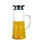 Transparent Large Glass Water Jug With Spout , Eco Friendly Cold Water Pitcher