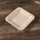 Nontoxic Wooden Biodegradable Disposable Tableware Dinner Plates Square Practical