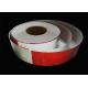 Glass Beads Reflective Tape Sheets DOT Standard White And Red 2 Inch Width