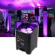 6x18w RGBAW UV 6in1 Battery Wireless DMX Wifi LED Uplight Par Can Light With Charge Case For Wedding Party Bar