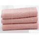 Jacquard Pure Cotton Bath Towels Pink 32s OEM / ODM Acceptable