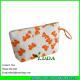 LUDA butterfly printed straw pouch small straw clutch bag for women