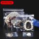 Zipper Top Sealing Small Jewelry Bags with Custom Logo Thick Clear Plastic Earring Bags
