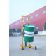 Compact Structure Drum Lifter Trolley With Hooper 350KG 1.46M Lifting Height