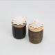 Home Decoration Ceramic Scent Diffuser With Delicate Flower And Wooden Lid