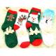 2015 Promotional supersoft jacquard thick women's coral fleece socks for christmas
