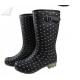Women fashion rain boots，waterproof hunting boots pvc boots