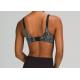 Padded  Sports Bra With Adjustable Band And Straps Push Up Elasticity