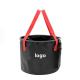 500d PVC Coated Fabric 20L Outdoor Camping Fishing Folding Bucket Car Cleaning Bucket