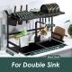 850mm Width Stainless Steel Over The Sink Dish Rack OEM 520mm Height