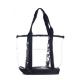Lightweight Custom Tote Bags , Extra Large PVC Clear Tote Handbag