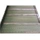 Baffle Mesh Stainless Steel Conveyor Chain Belt High Allowable Belt Tension