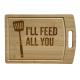 Personalized 28x20cm Non Toxic Bamboo Cutting Board Hanging With Sink