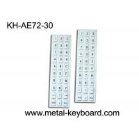 30 Keys Kiosk water resistant Industrial Metal Keyboard USB Port , Customization Layout