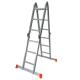 GS EN131 Aluminium Multi Purpose Ladder  4x3 Anti Slip Design Work Comfortably