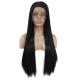 wholesale High quality chemical fiber straight hair 1B high temperature silk black wigs
