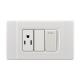 Universal Light Switches And Sockets , White Electrical Sockets And Switches