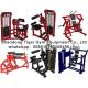 Gym Fitness Equipment Adjustable Abdominal Crunch / Lower Back / Back Extension exercise machine