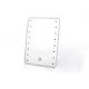 Dimmable LED Cosmetic Mirror ABS Material White  Body With Lighting Fixture Strip