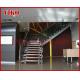 Double Steel Plate Staircase VK46S  Tempered GlassLED Light strip, Stringer: 5mm+5mm(Thickness), Dia 6mm Steel Cable