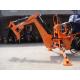 Three options for BH7600 implements, mechanical grab thumb, hydraulic grab thumb, ripper attachment