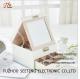 High end and elegant PU leather jewelry box for wholesale from manufacturer jewelry box with mirror box drawer