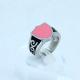 FAshion 316L Stainless Steel Ring With Enamel LRX125
