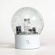 Transparent Musical Globes Gifts , 100mm Gift Battery Operated Snow Globe