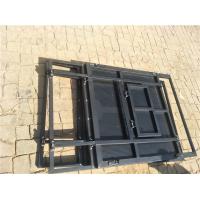 Black Metal Crowd Control Barriers Crowd Stopper Barricades For Concert