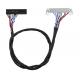 8 Bit FIX 30 Pin LVDS Cable Assembly For 17-26 Inch LCD LED Panel Controller