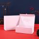 Matt Laminated Rigid Foldable Magnetic Cardboard Gift Boxes For Wedding Gowns Customized