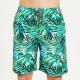 Summer Male Floral Swim Shorts with Breathable Comfortable Function and Back Pockets