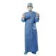 Blue Sms Pp Medical Protective Suit Medical Protective With Round Neck