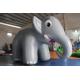 Customized Airtight Standing Inflatable Elephant Cartoon For Commercial Activity