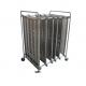 Large Capacity ESD Magazine Rack  ESD Handling Carts Width 520mm Pitch 17mm