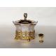 T3-Arabia Exquisite Gold-plated Louhua Eight flowers Sugar bowl
