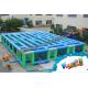 Adults Blue PVC Tarpaulin Inflatable Maze Bouncer for Seek / Hide